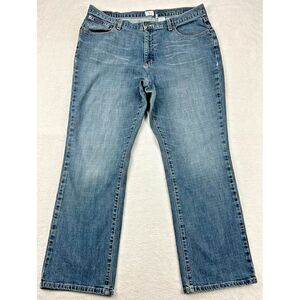 Calvin Klein Women Boot Cut‎ Faded Blue Wash Jean Denim 14x29 Y2K